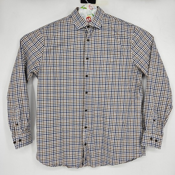 johnnie-O Other - Johnnie O Shirt Mens Large‎ Long Sleeve Top Shelf Check Lightweight Casual